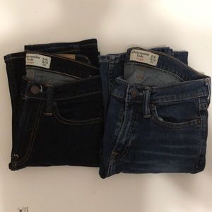 Bundle of 2 Abercrombie boys size 13/14 jeans